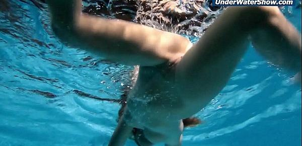  Slowmo teen in Czech swimming